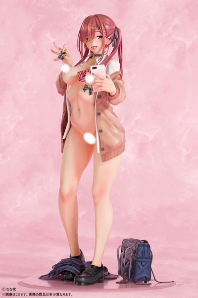 なな枕 赤髪ギャルちゃん 素顔ver. 1/5スケール ディテール4